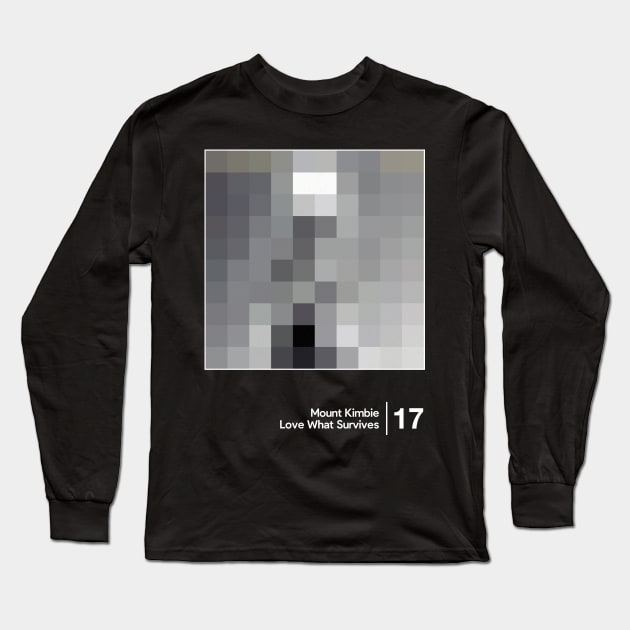 Mount Kimbie / Minimal Style Graphic Artwork Long Sleeve T-Shirt by saudade